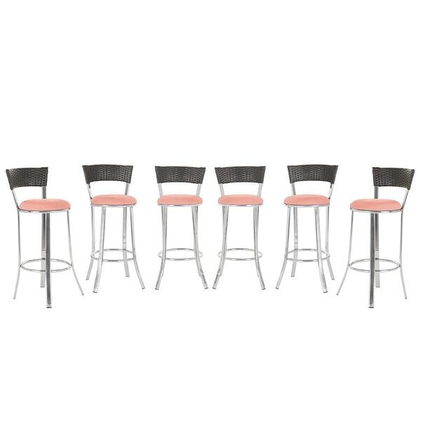 Kit Banqueta Bistro Para Bar, Cozinha, Balcão Em Alumínio E F