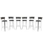 Kit Banqueta Bistro Para Bar, Cozinha, Balcão Em Alumínio E F