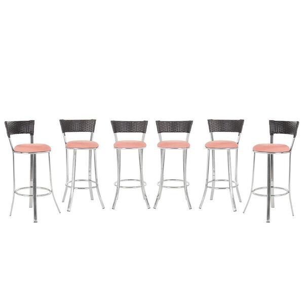 Kit Banqueta Bistro Para Bar, Cozinha, Balcão Em Alumínio E F