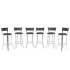 Kit Banqueta Bistro Para Bar, Cozinha, Balcão Em Alumínio E F
