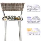 Kit Banqueta Bistro Para Bar, Cozinha, Balcão Em Alumínio E F