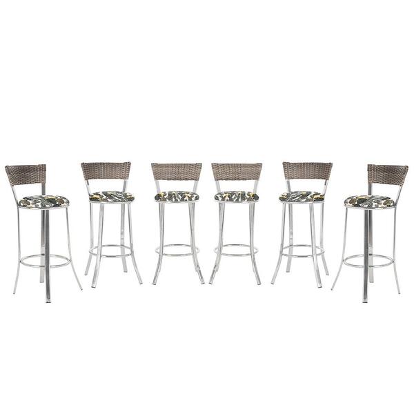 Kit Banqueta Bistro Para Bar, Cozinha, Balcão Em Alumínio E F