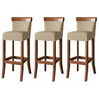 Kit Banqueta Para Cozinha Americana 3 Unidades Bistro Balcao