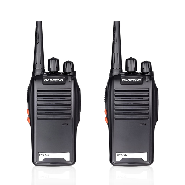 Kit Baofeng Bf-777s Rádio Comunicador Walkie Talkie 16 Canais