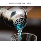 Kit Bar Coqueteleira Em Inox Completo Barman Com Suporte De M