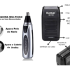 Kit Barbeador Kemei-1102  2 Em 1 + Tira Pelos Nariz E Orelha