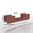 Kit Barra Lateral Para Mini Cama E-galaxy Terracota