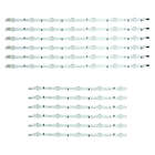 Kit Barra Led Compatível Un50j5500ag Un50j5300ag