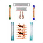 Kit Barramento Bifásico 100a Para 14 Circuitos