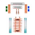 Kit Barramento Bifásico 100a Para 18 Circuitos Com Placa De P