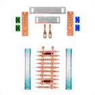 Kit Barramento Bifásico 100a Para 20 Circuitos Com Placa De P