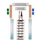 Kit Barramento Bifásico 100a Para 30 Circuitos Com Termo Retr