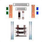 Kit Barramento Bifásico 225a Para 10 Circuitos Com Termo Retr