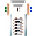 Kit Barramento Bifásico 225a Para 22 Circuitos Com Termo Retr