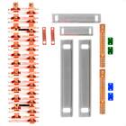 Kit Barramento Bifásico 225a Para 52 Circuitos Com Placa De P