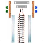 Kit Barramento Bifásico 225a Para 54 Circuitos Com Termo Retr