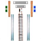 Kit Barramento Bifásico 225a Para 70 Circuitos Com Termo Retr