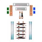 Kit Barramento Bifásico 80a Para 18 Circuitos Com Termo Retrá