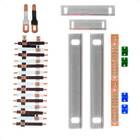 Kit Barramento Bifásico 80a Para 30 Circuitos Com Termo Retrá
