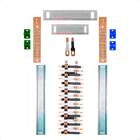 Kit Barramento Bifásico 80a Para 34 Circuitos Com Termo Retrá