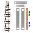Kit Barramento Bifásico 80a Para 40 Circuitos Com Termo Retrá