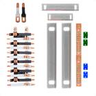 Kit Barramento Bifásico Isolado 100a Para 24 Circuitos Com Pl