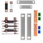 Kit Barramento Bifásico Isolado 225a Para 12 Circuitos Com Pl