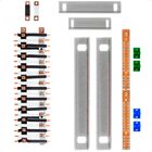 Kit Barramento Bifásico Isolado 225a Para 42 Circuitos Com Pl