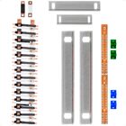 Kit Barramento Bifásico Isolado 225a Para 54 Circuitos Com Pl