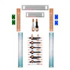 Kit Barramento Bifásico Isolado 80a Para 24 Circuitos Com Pla