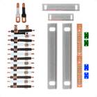 Kit Barramento Bifásico Isolado 80a Para 26 Circuitos Com Pla