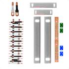 Kit Barramento Bifásico Isolado 80a Para 36 Circuitos Com Pla