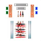 Kit Barramento Trifásico 100a Para 16 Circuitos Com Termo Ret