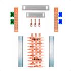 Kit Barramento Trifásico 100a Para 22 Circuitos