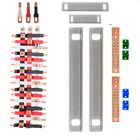 Kit Barramento Trifásico 100a Para 32 Circuitos Com Termo Ret