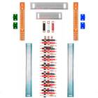 Kit Barramento Trifásico 150a Para 42 Circuitos Com Termo Ret