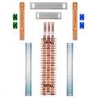 Kit Barramento Trifásico 150a Para 48 Circuitos