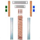 Kit Barramento Trifásico 150a Para 58 Circuitos