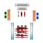 Kit Barramento Trifásico 225a Para 10 Circuitos Com Termo Ret