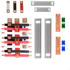 Kit Barramento Trifásico 225a Para 16 Circuitos Com Termo Ret