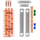 Kit Barramento Trifásico 225a Para 34 Circuitos Com Placa De