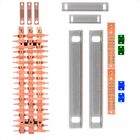 Kit Barramento Trifásico 225a Para 38 Circuitos Com Placa De