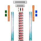 Kit Barramento Trifásico 225a Para 54 Circuitos Com Termo Ret