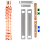 Kit Barramento Trifásico 225a Para 64 Circuitos Com Placa De
