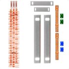 Kit Barramento Trifásico 225a Para 70 Circuitos Com Placa De