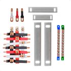 Kit Barramento Trifásico 80a Para 14 Circuitos Com Termo Retr