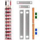 Kit Barramento Trifásico Isolado 150a Para 58 Circuitos Com P
