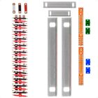 Kit Barramento Trifásico Isolado 225a Para 70 Circuitos Com P