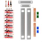 Kit Barramento Trifásico Isolado 80a Para 34 Circuitos Com Pl