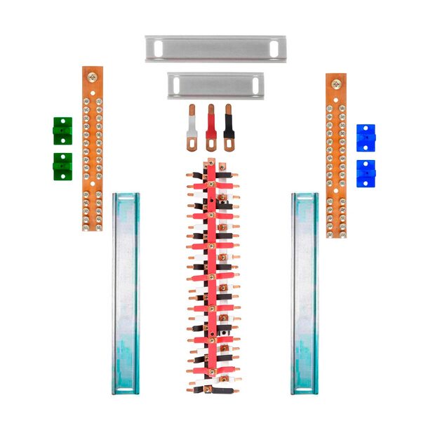 Kit Barramento Trifásico Padrão Cemar 100a Para 44 Circuitos